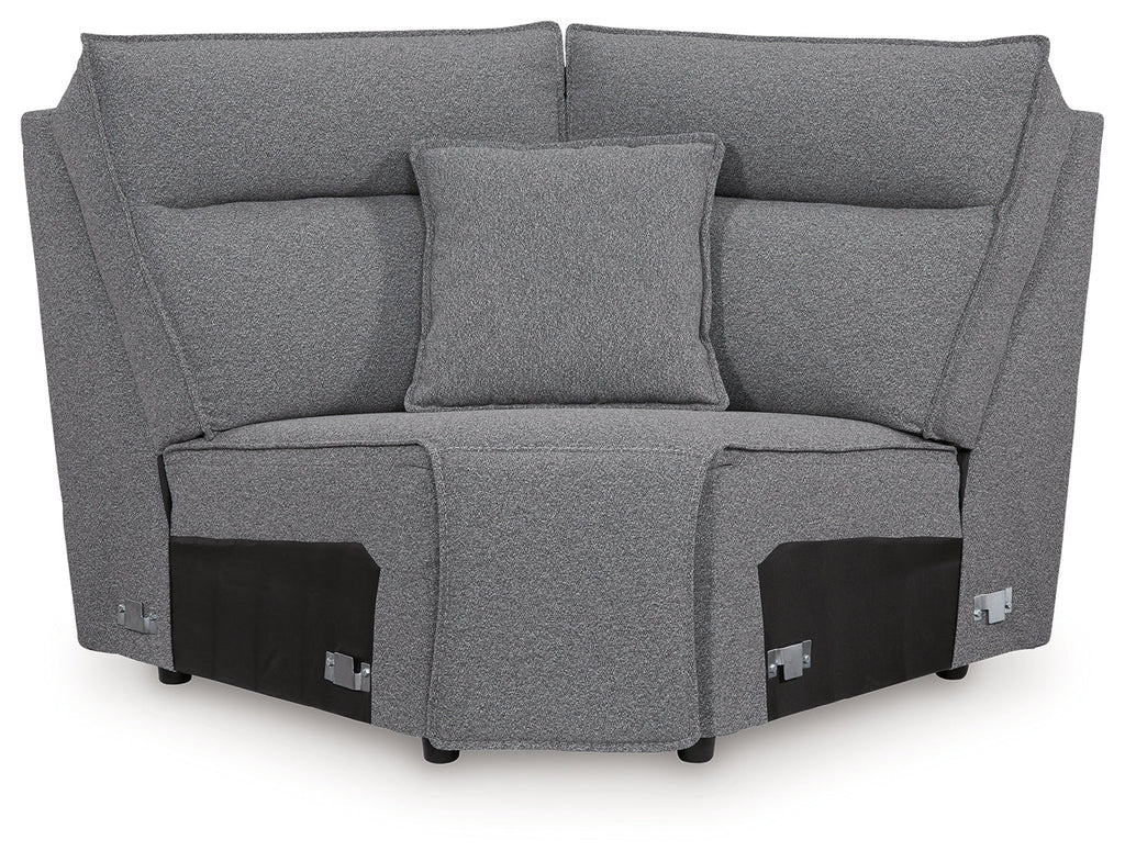 Modmax II Salt and Pepper 8 Pc Power Reclining Sectional