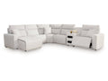 Modmax II Stone 6 Pc Reclining Sectional