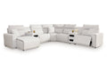 Modmax II Stone 7 Pc Power Reclining Sectional