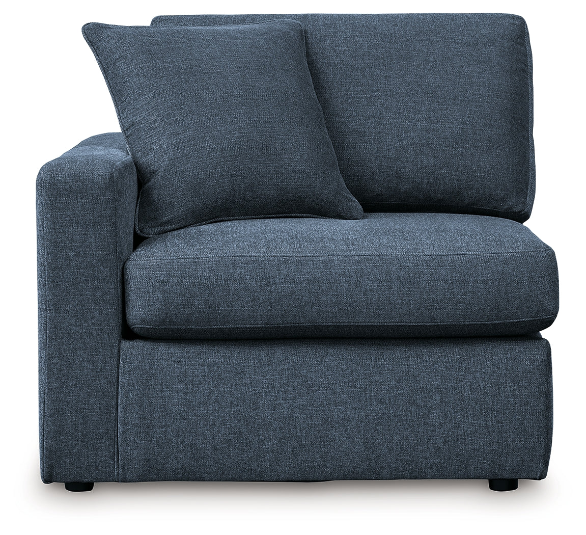 Modmax Ink 4 Pc Sectional Sofa, 3 Pc Sectional Loveseat and Ottoman