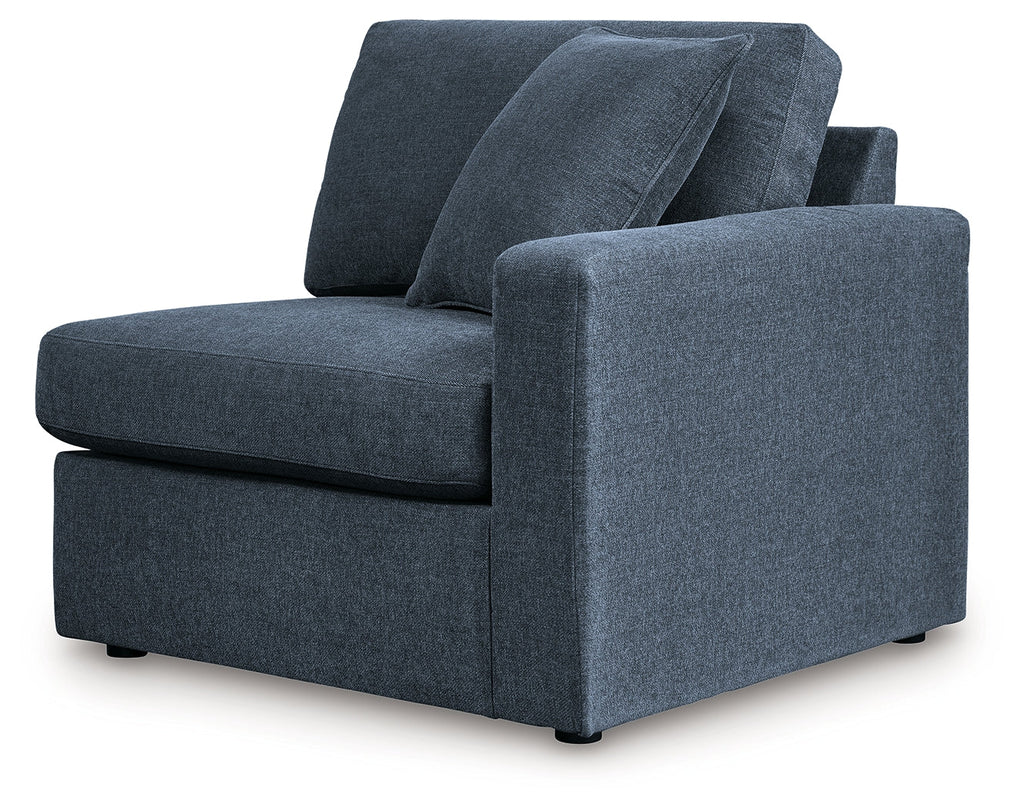 Modmax Ink 4 Pc Sectional Sofa, 3 Pc Sectional Loveseat and Ottoman