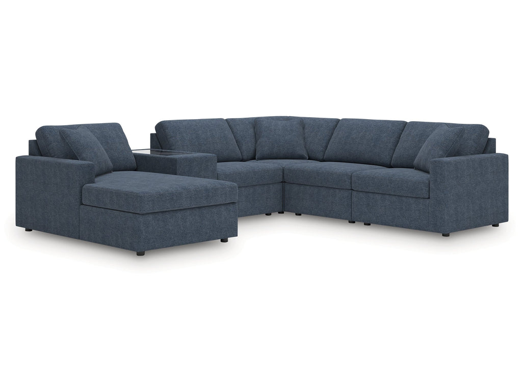 Modmax Ink 6-Piece Sectional with Chaise