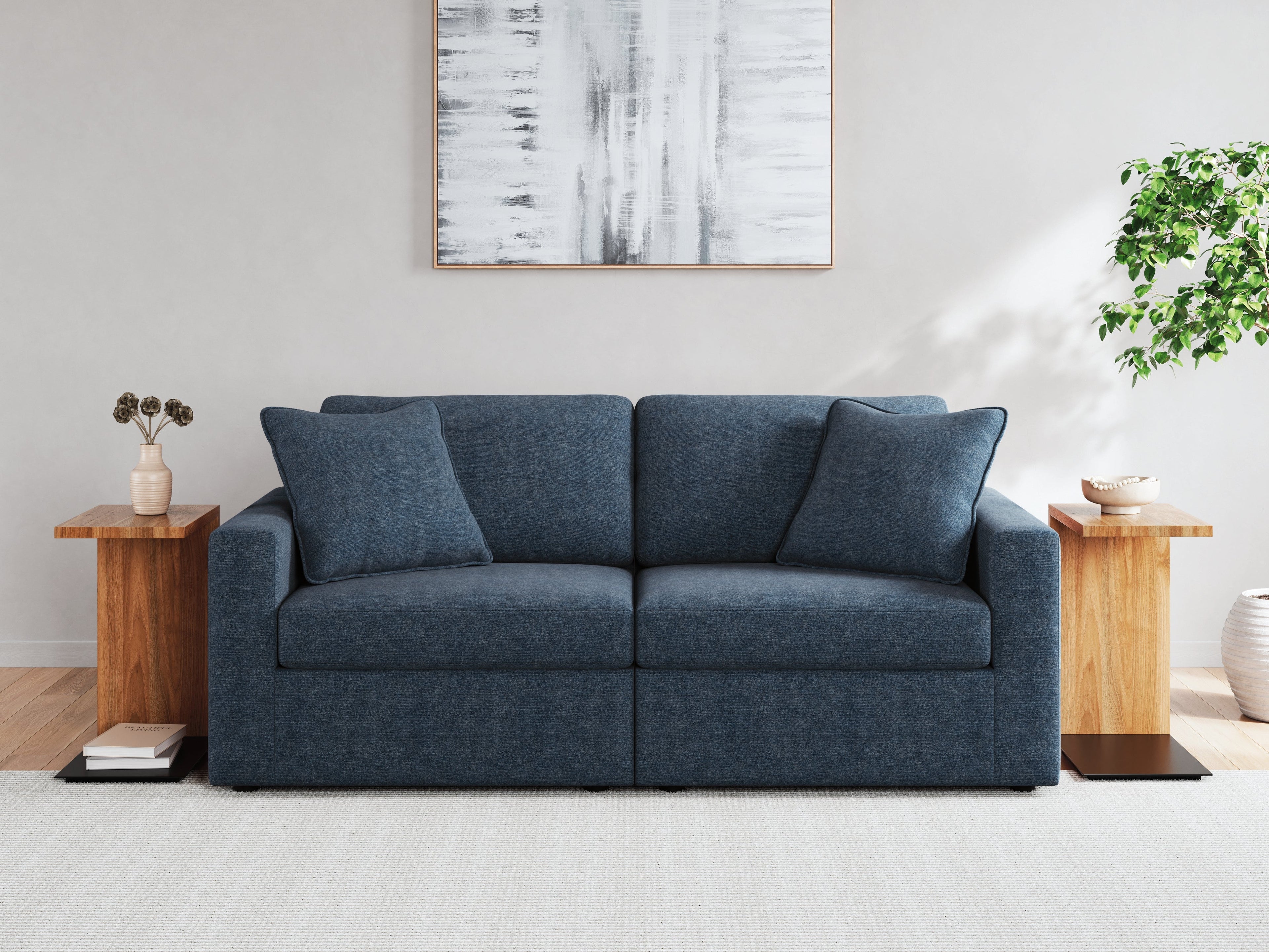 Modmax Ink 7-Piece Sectional with Audio Console