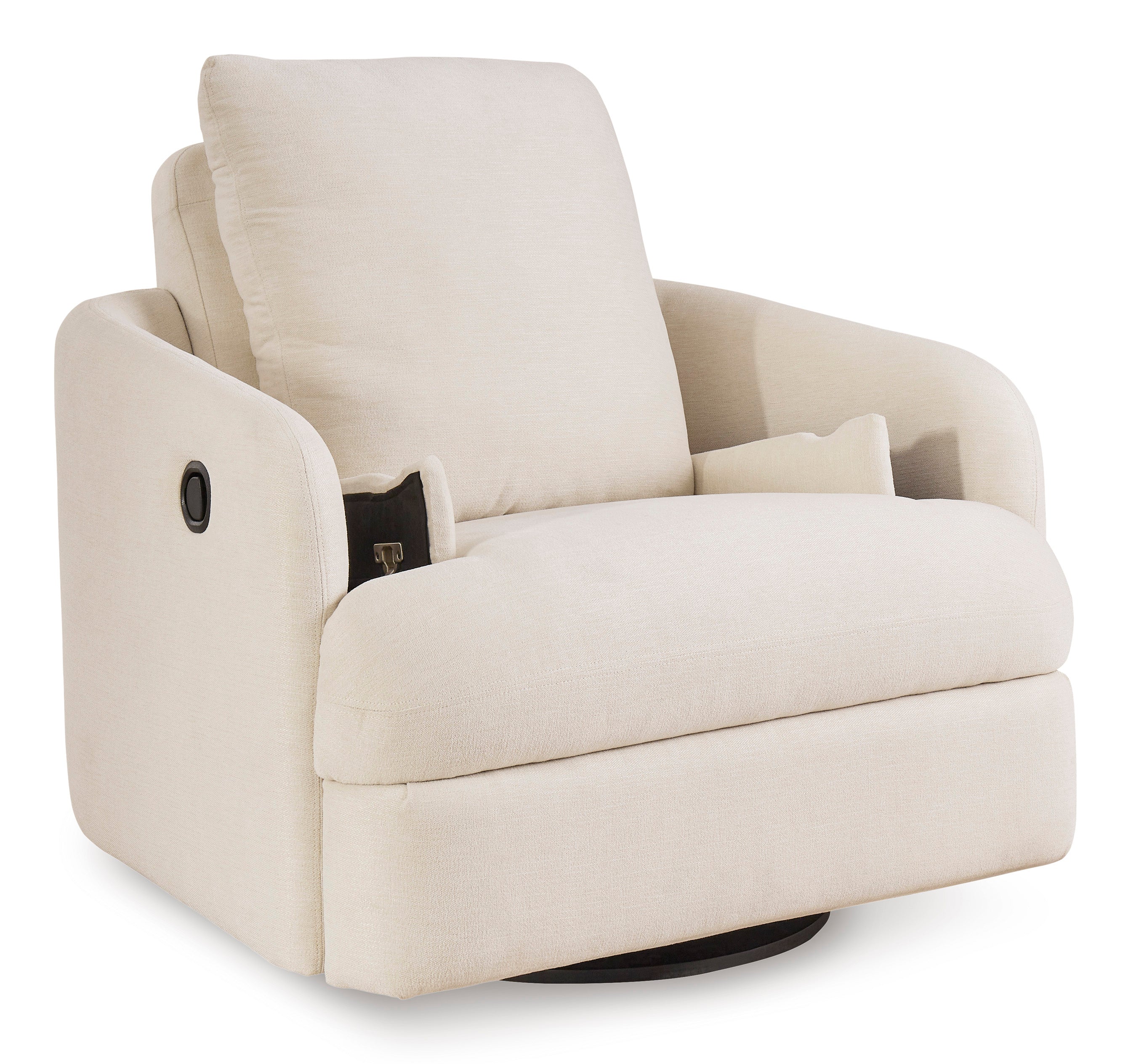 Modmax Oyster 3 Pc Sectional Sofa, 2 Pc Sectional Loveseat, Console and Swivel Glider Recl