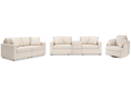 Modmax Oyster 3 Pc Sectional Sofa, 2 Pc Sectional Loveseat, Console and Swivel Glider Recl