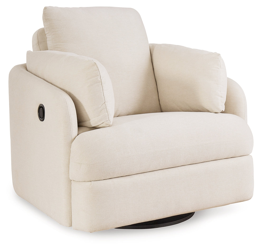 Modmax Oyster 3 Pc Sectional Sofa, 2 Pc Sectional Loveseat and Swivel Glider Recliner