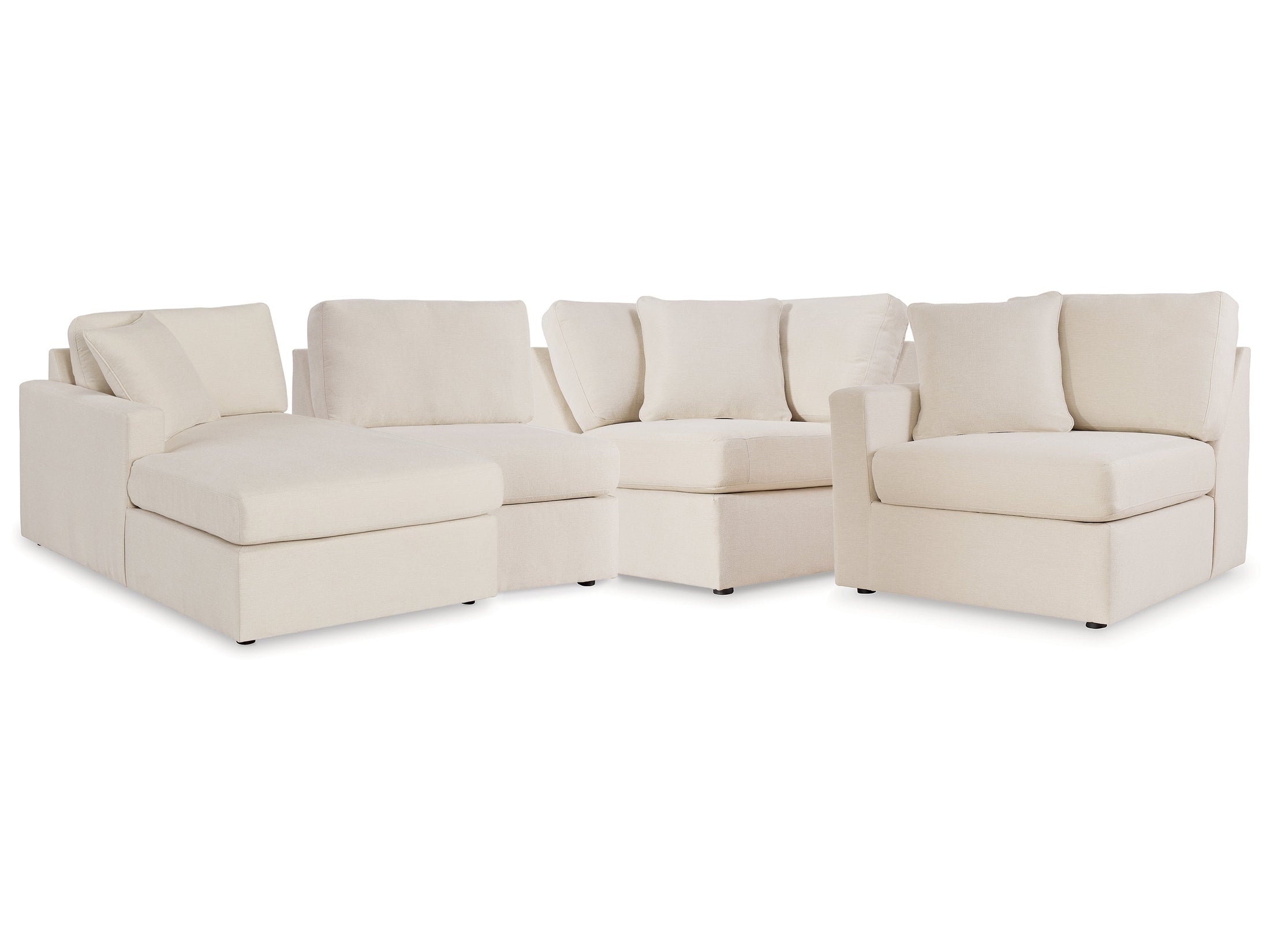 Modmax Oyster 4-Piece Sectional with Chaise