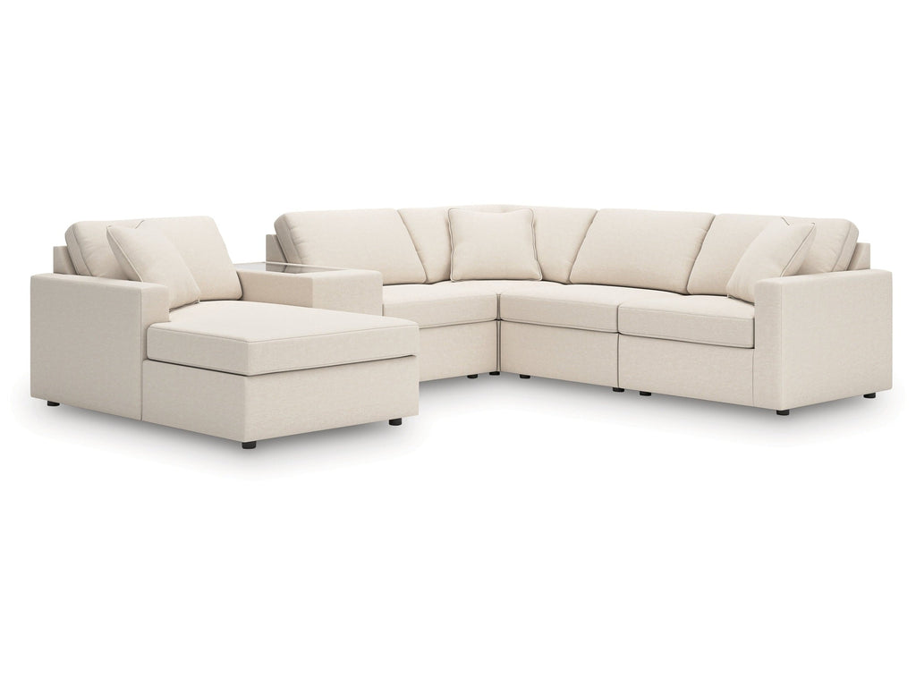 Modmax Oyster 6-Piece Sectional with Chaise