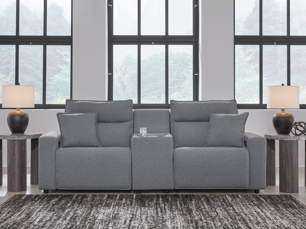 Modmax Salt and Pepper 3-Piece Power Reclining Sectional