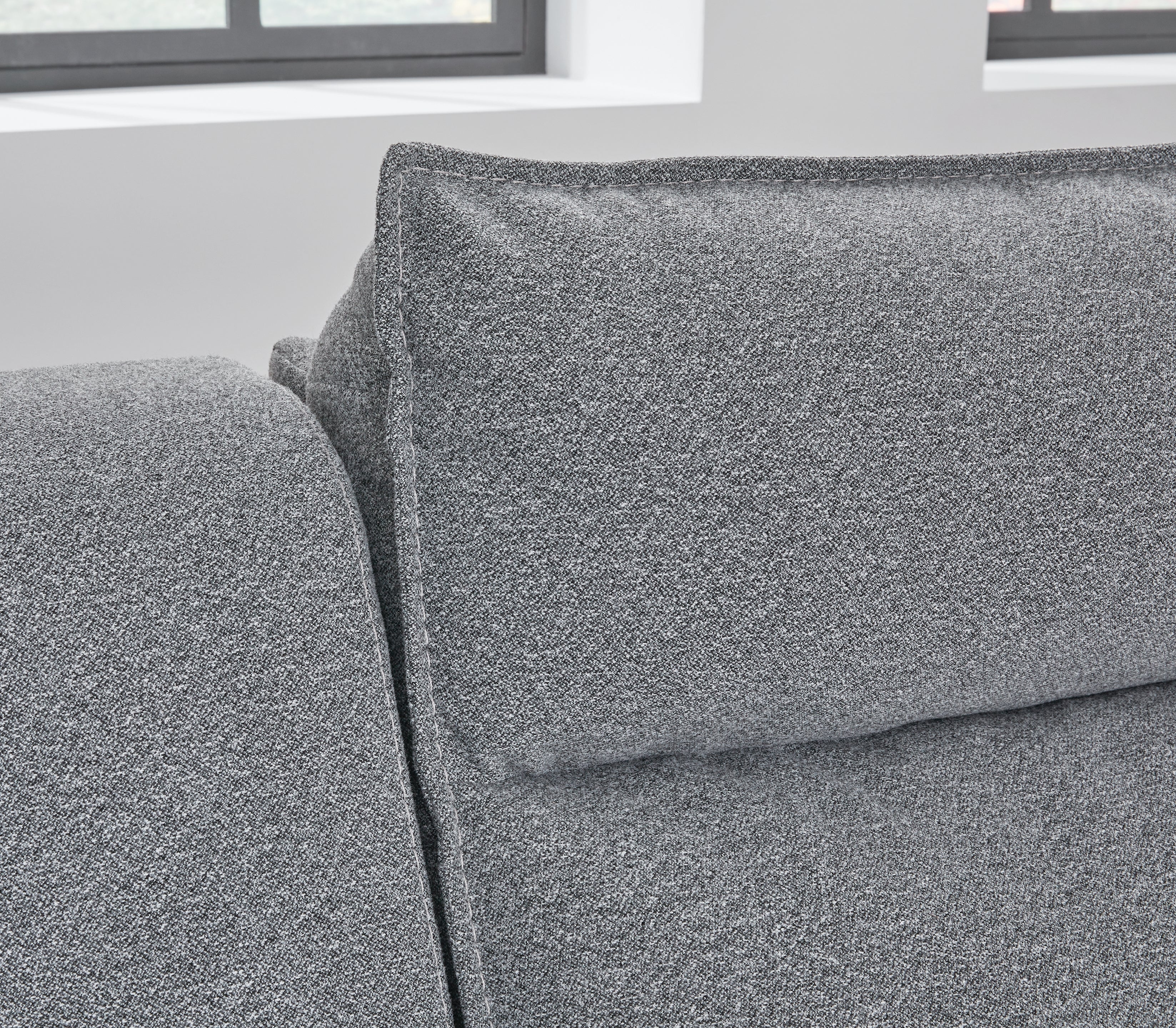 Modmax Salt and Pepper 3-Piece Power Reclining Sectional with Chaise