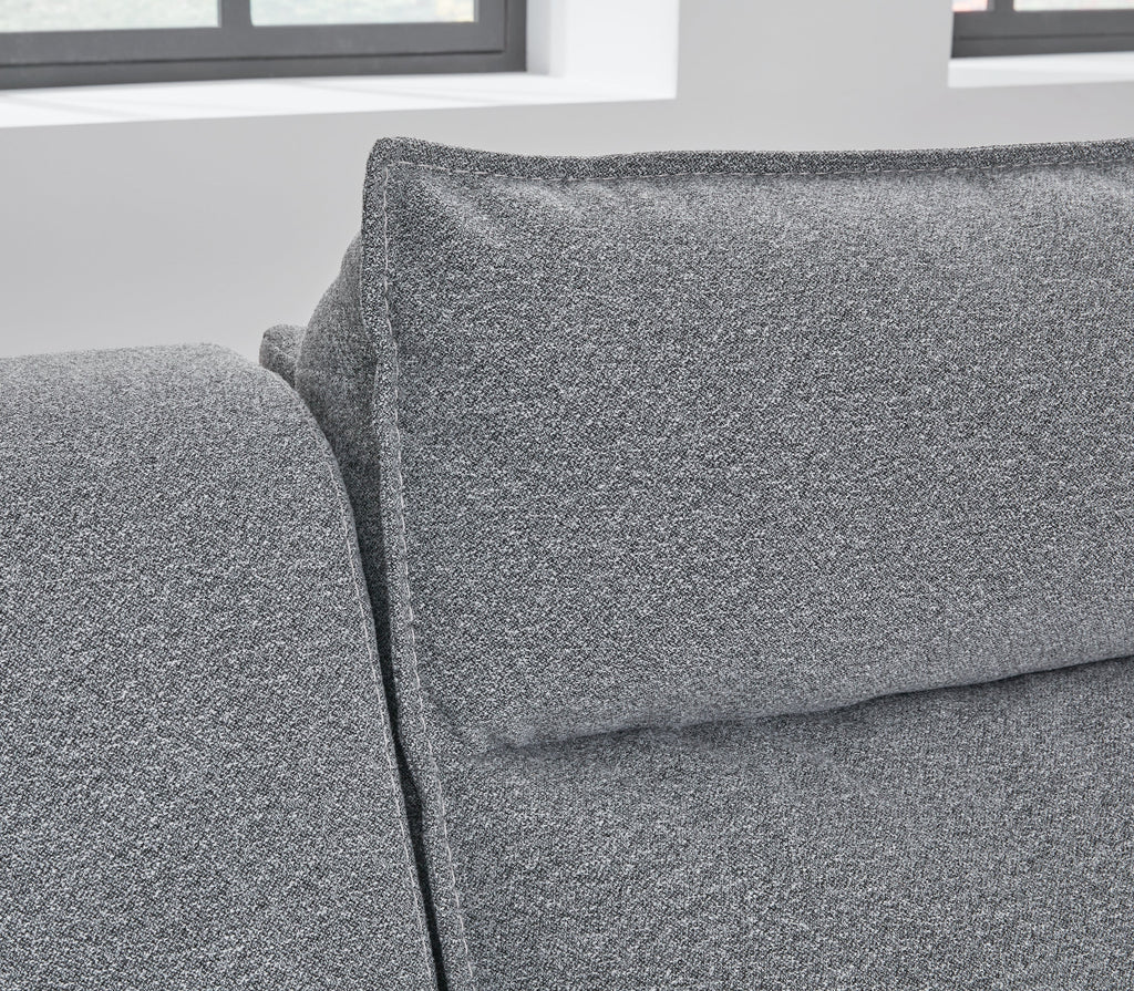 Modmax Salt and Pepper 3-Piece Power Reclining Sectional with Chaise