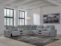 Modmax Salt and Pepper 5-Piece Power Reclining Sectional