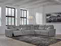 Modmax Salt and Pepper 6 Pc Reclining Sectional