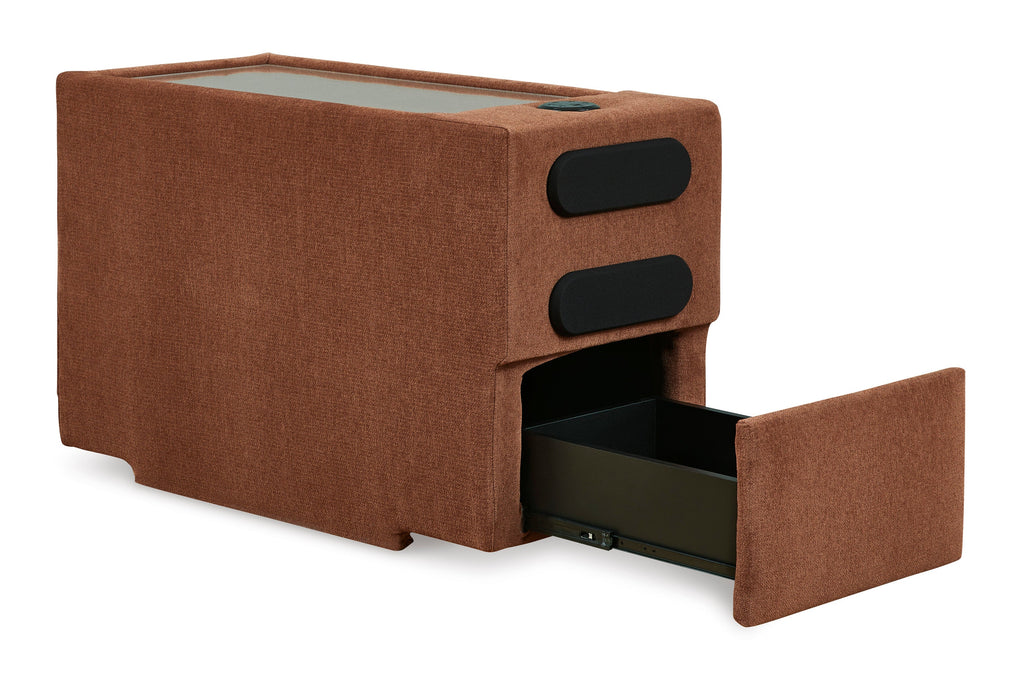 Modmax Spice 3-Piece Sectional w/Audio Storage Console