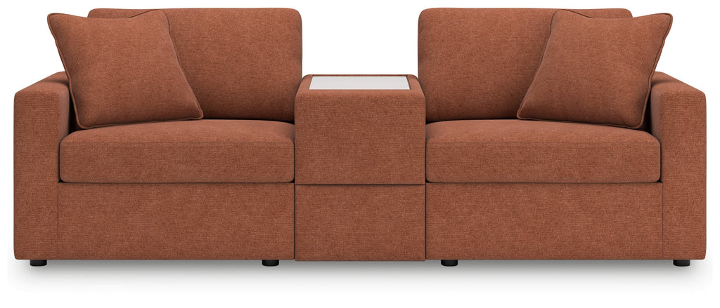 Modmax Spice 3-Piece Sectional w/ Storage Console
