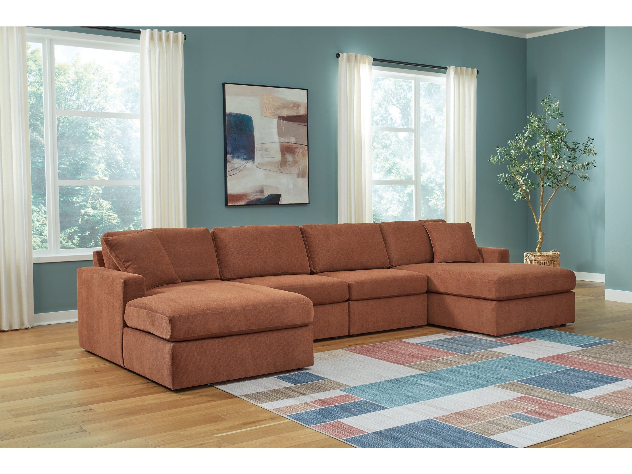 Modmax Spice 4-Piece Sectional w/Chaise