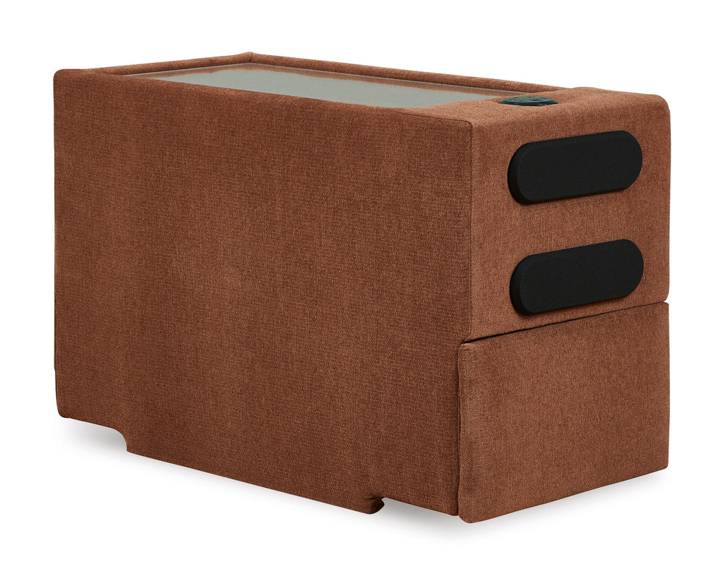 Modmax Spice 5-Piece Sectional w/ Double Audio Storage Console