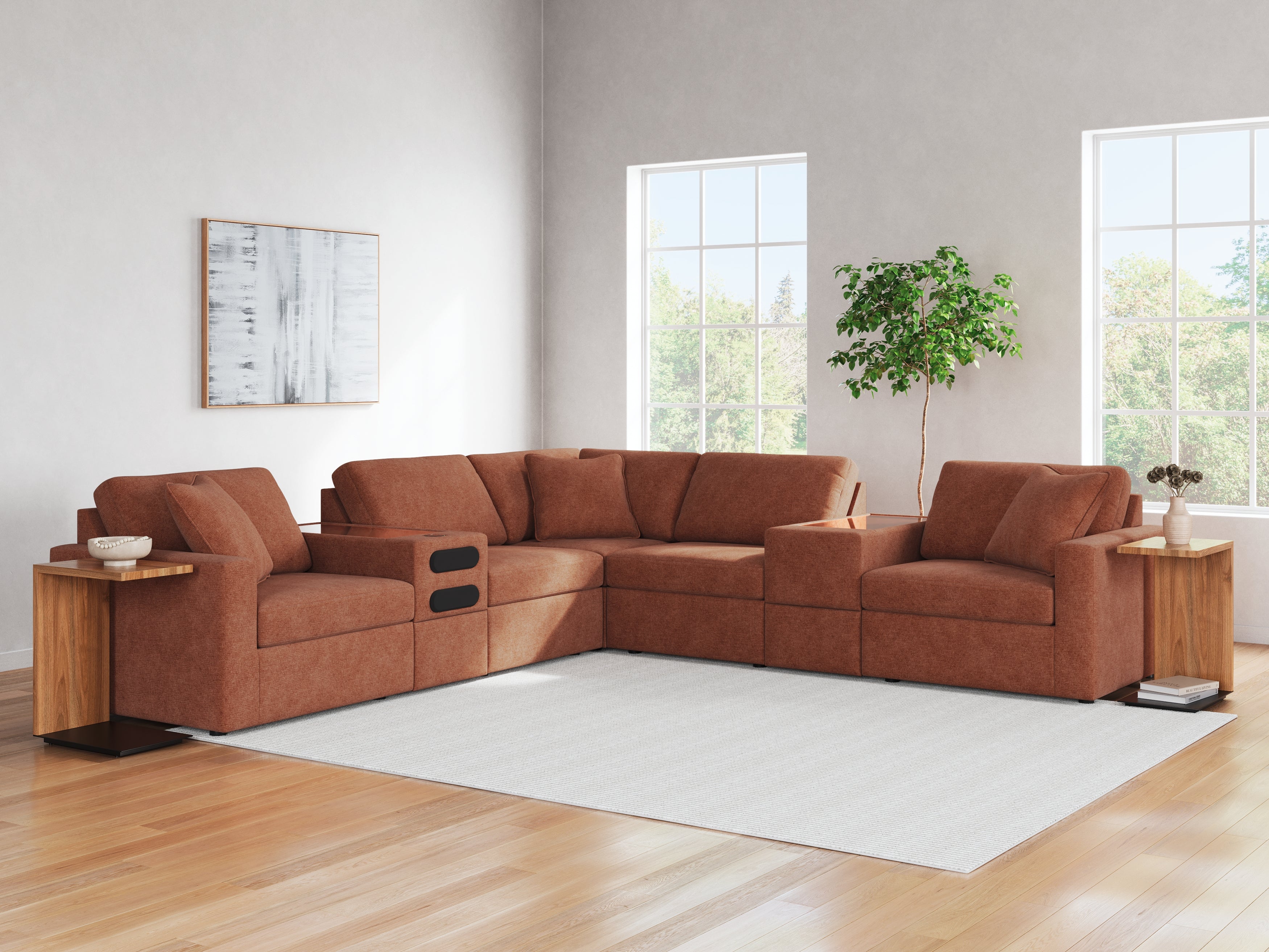 Modmax Spice 7 Pc Balanced Sectional