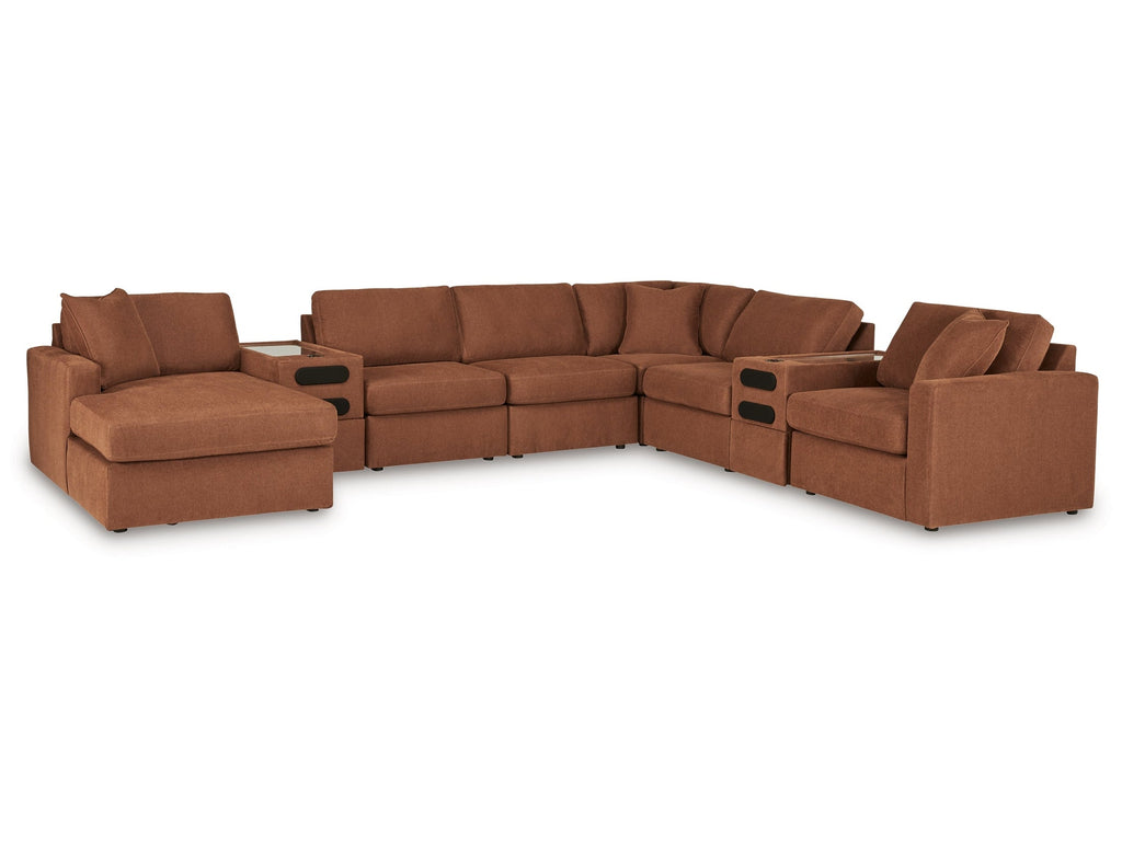 Modmax Spice 8-Piece Sectional w/Audio System & Chaise