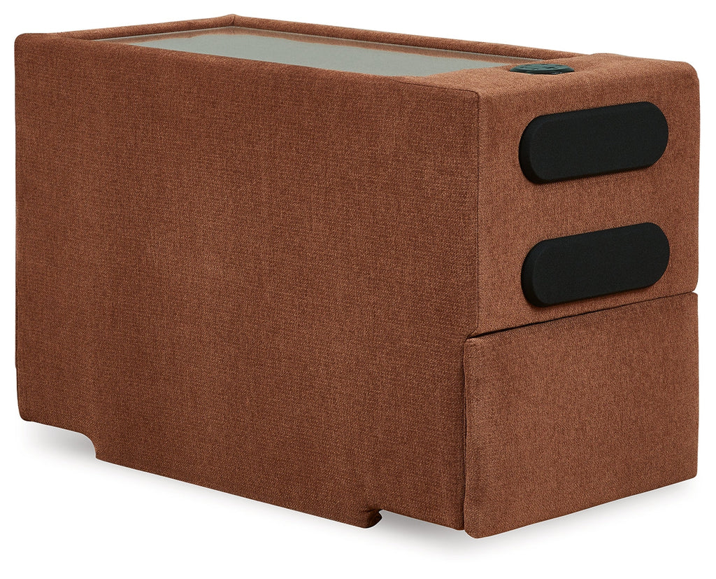 Modmax Spice 8-Piece Sectional w/Audio System & Chaise