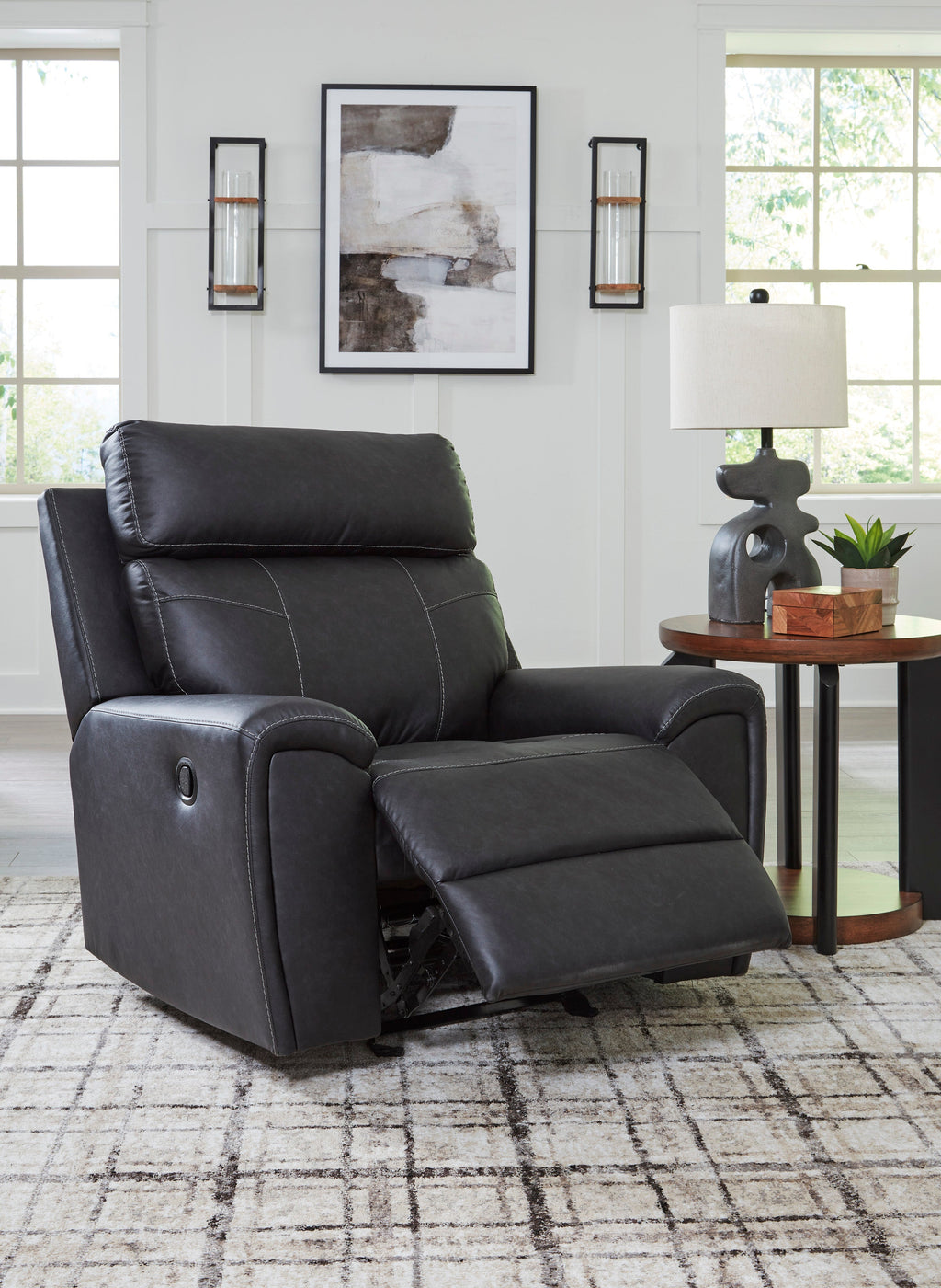 Montacute Black Reclining Living Room Set