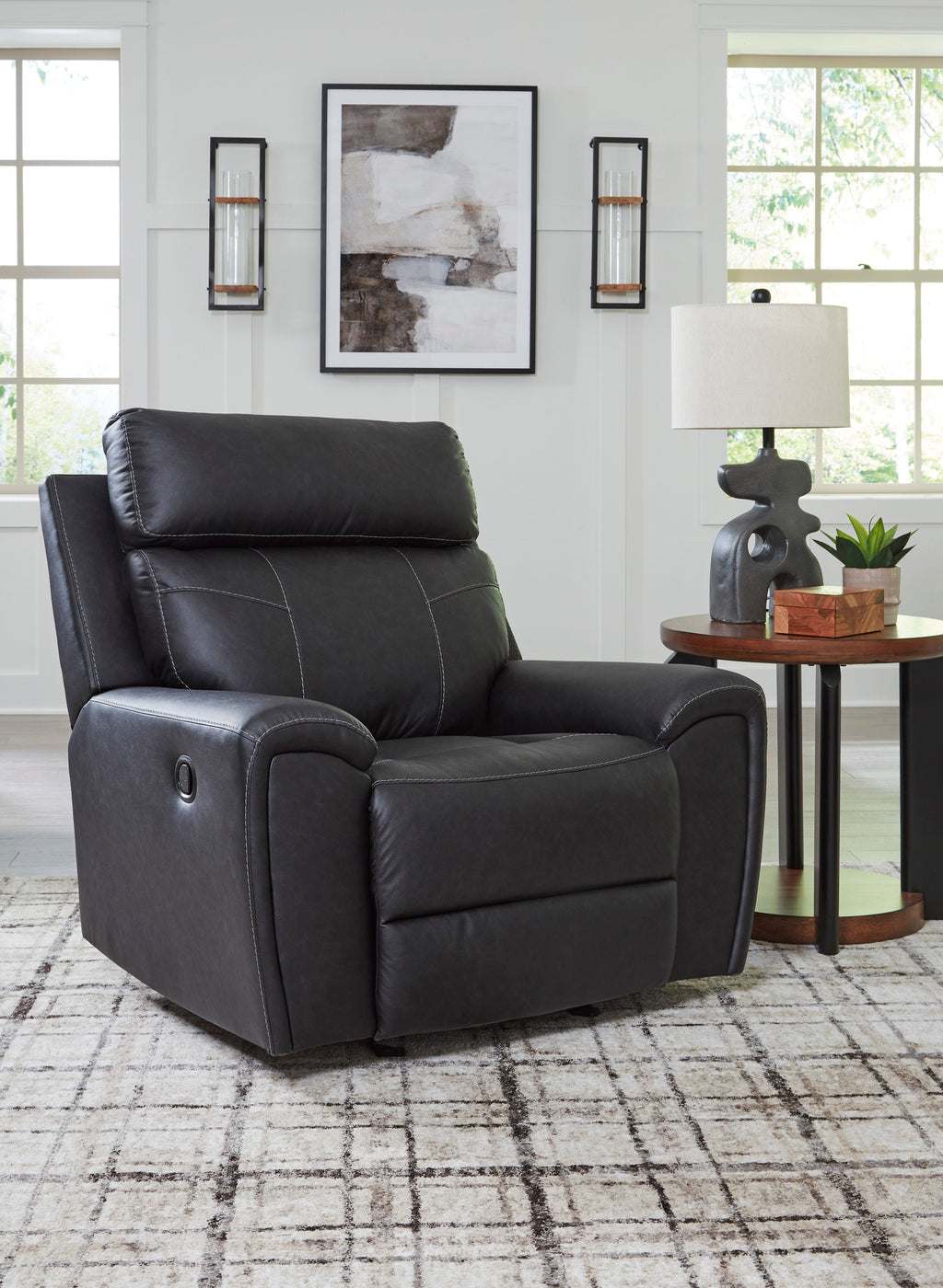 Montacute Black Reclining Living Room Set