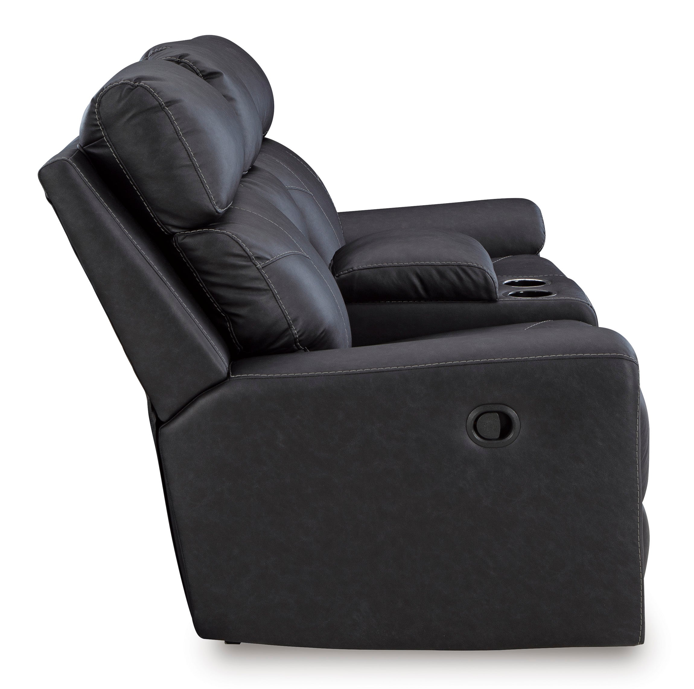 Montacute Black Reclining Sofa and Loveseat