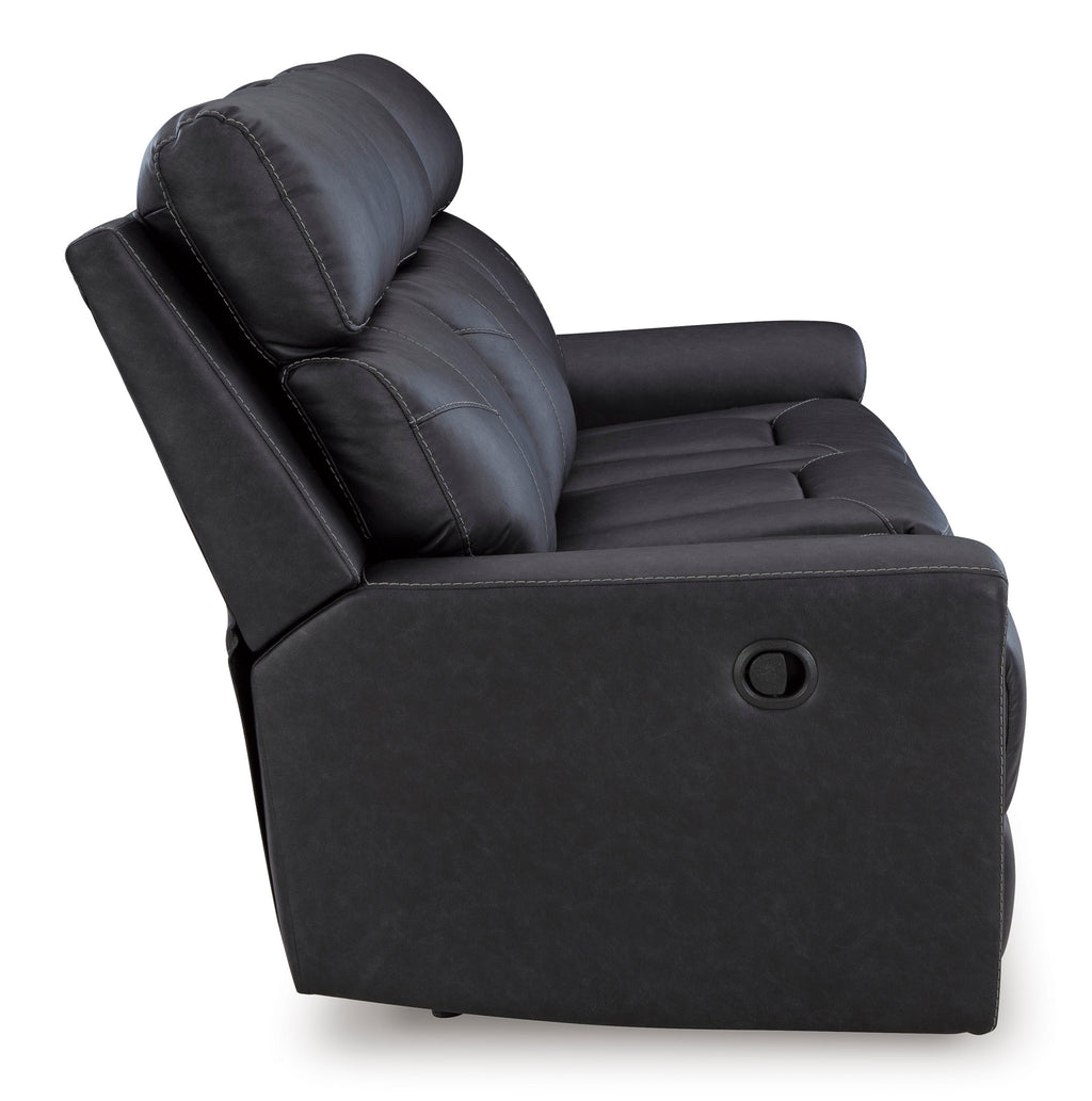 Montacute Black Reclining Sofa and Loveseat