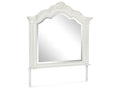 Montelaine Antique White Bedroom Mirror