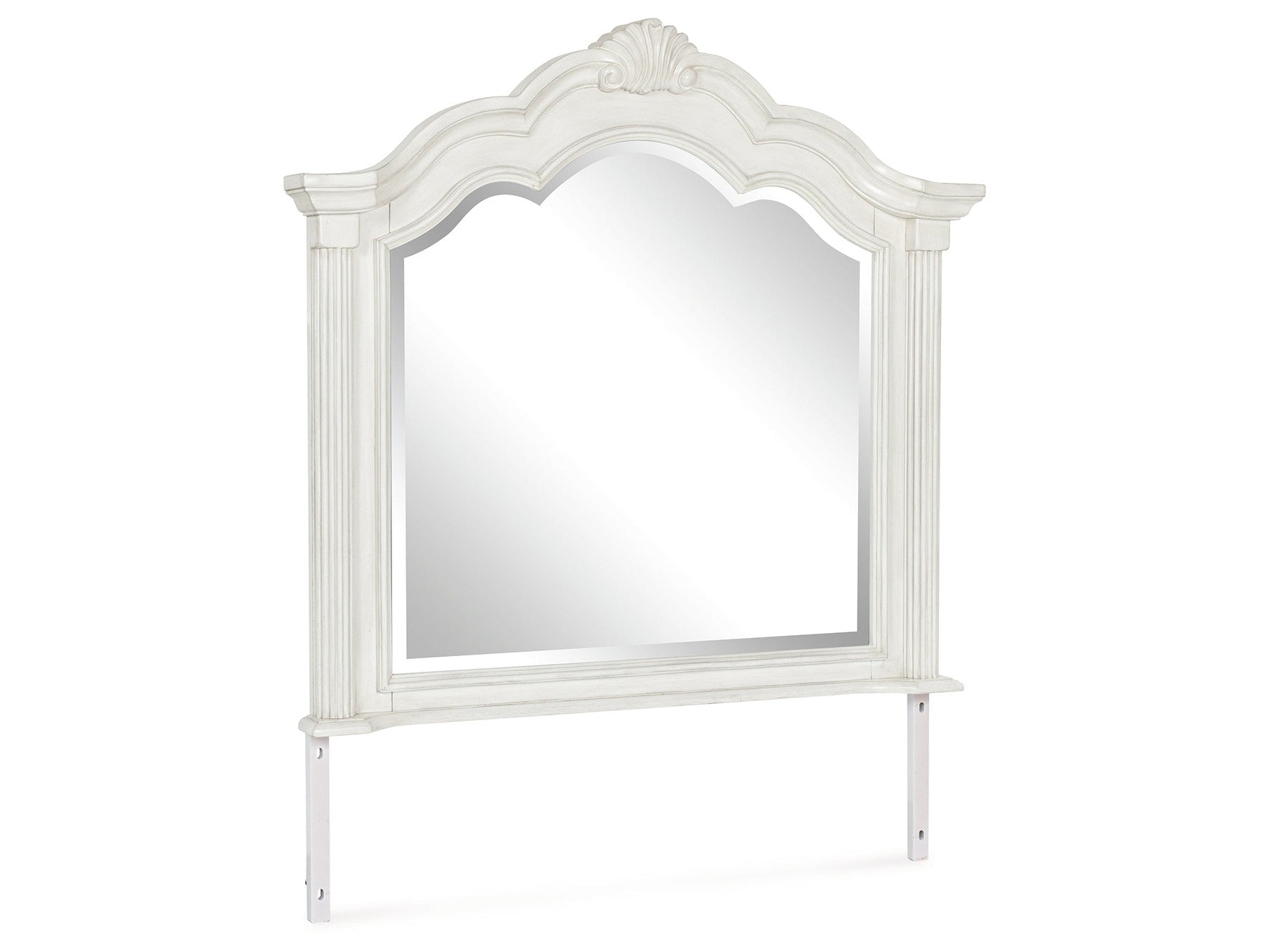 Montelaine Antique White Bedroom Mirror
