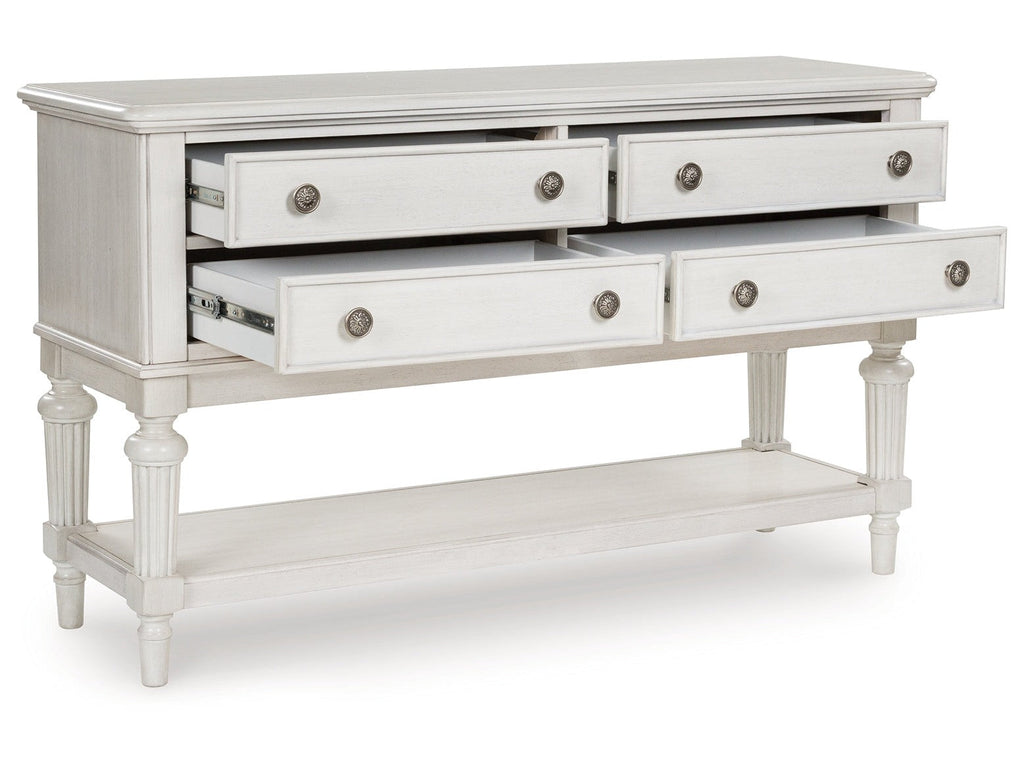 Montelaine Antique White Dining Room Server