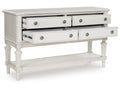 Montelaine Antique White Dining Room Server