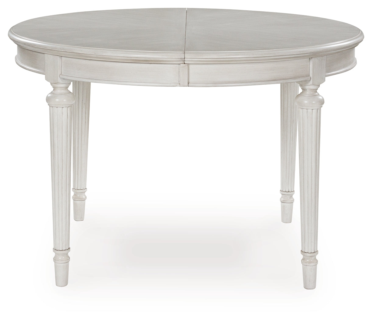 Montelaine Antique White Extension Dining Table and 4 Chairs