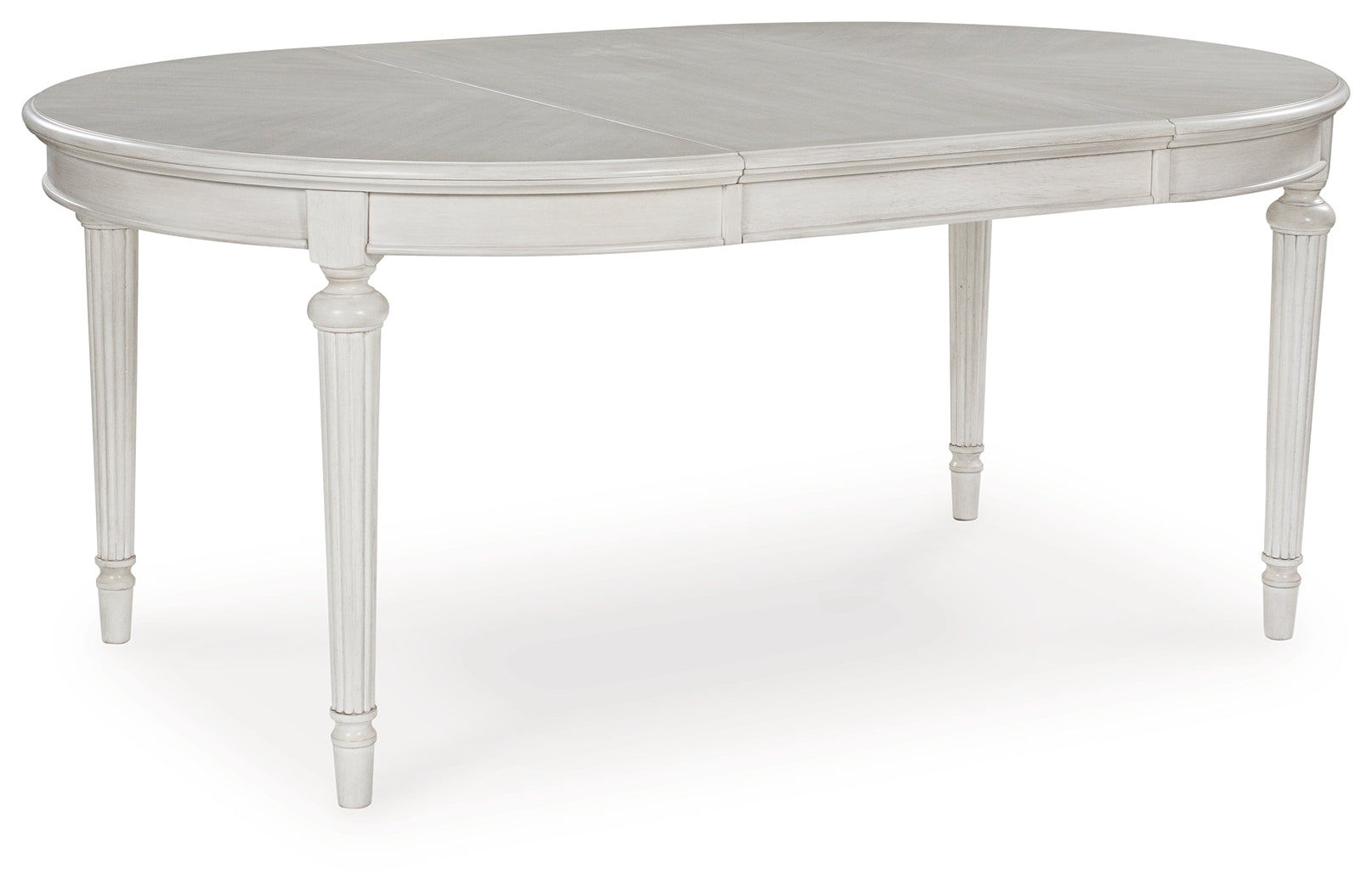 Montelaine Antique White Extension Dining Table and 6 Chairs
