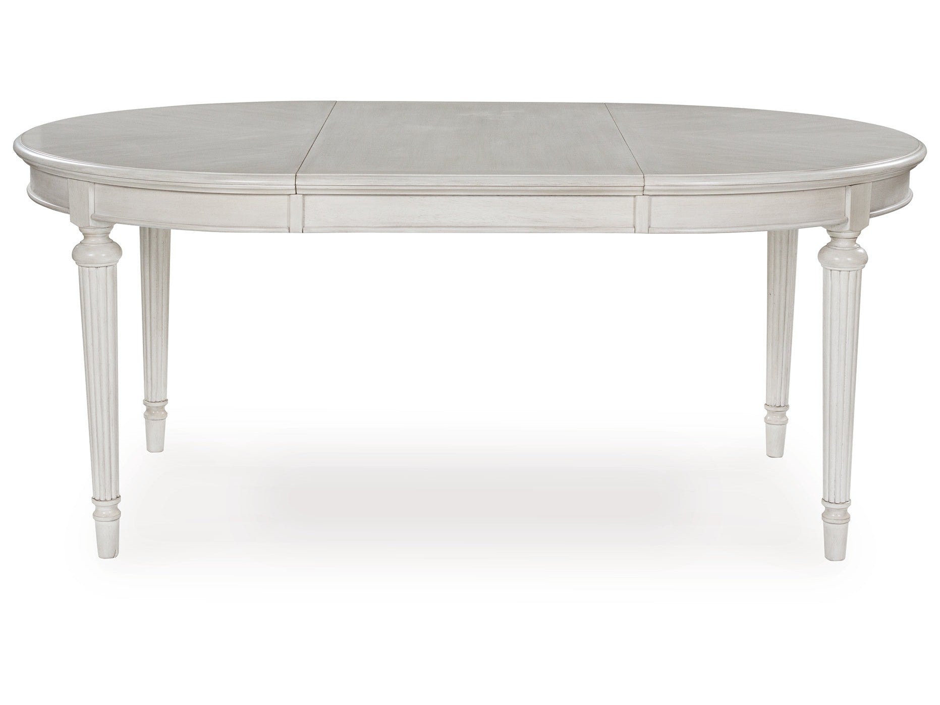 Montelaine Antique White Oval Dining Room Table