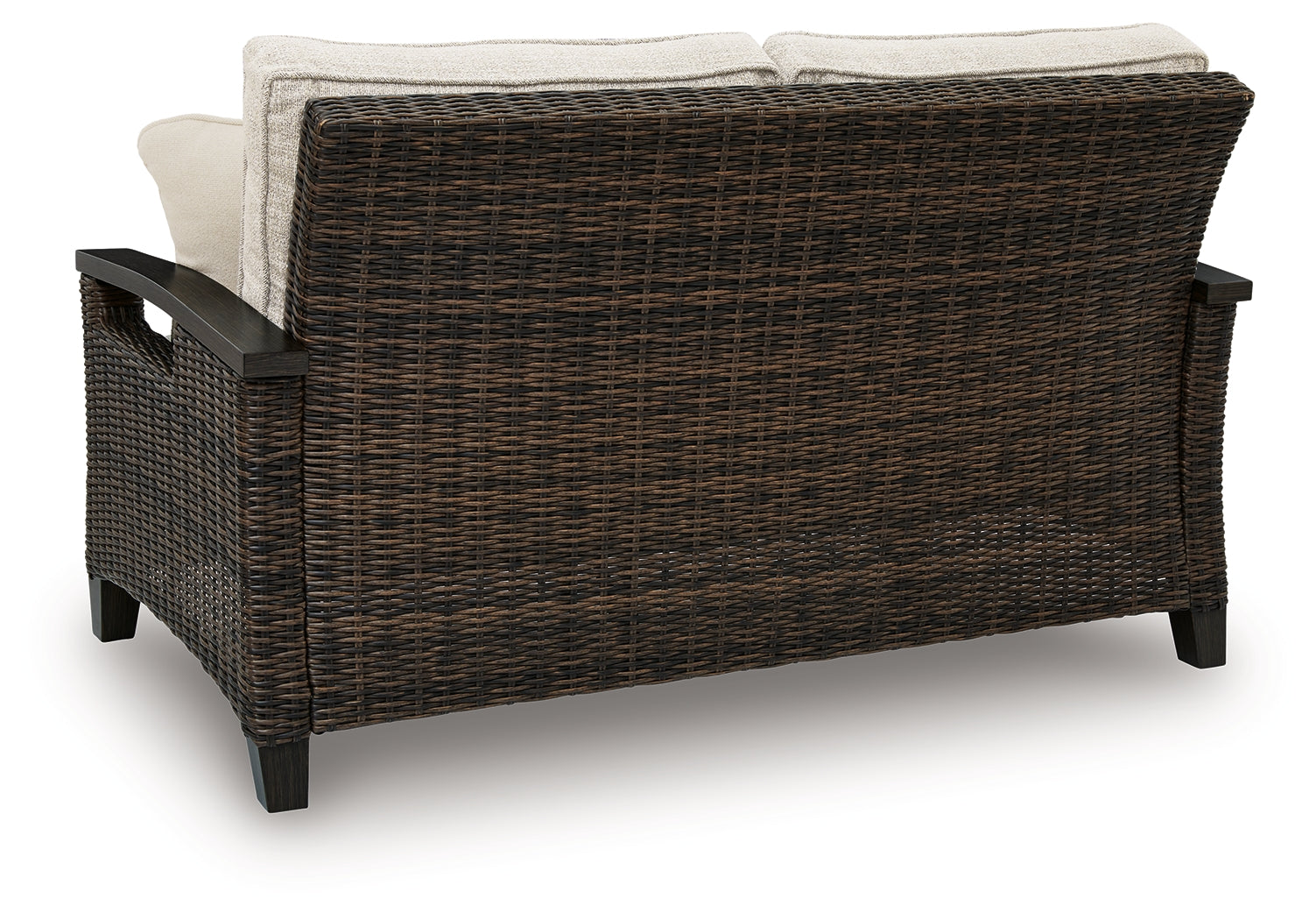 Monterey Point Dark Brown Loveseat w/Cushion