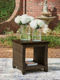 Monterey Point Dark Brown Square End Table