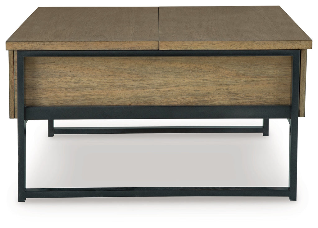 Montia Light Brown Lift-Top Coffee Table