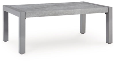 Moonlight View Gray Outdoor Coffee Table