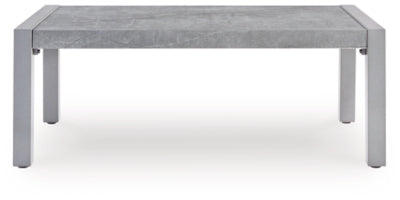 Moonlight View Gray Outdoor Coffee Table