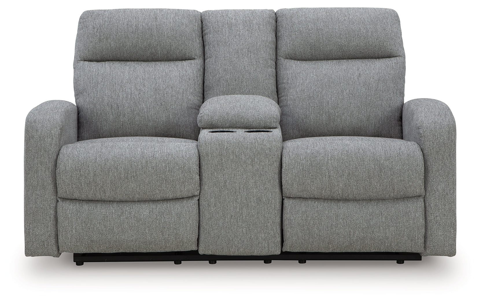Moreau Place Sterling Reclining Loveseat with Console