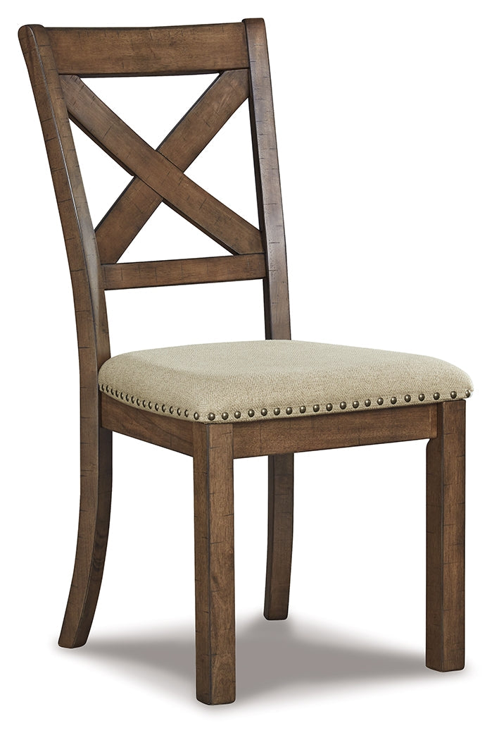 Moriville Brown/Beige Dining Table and 4 Chairs and Bench
