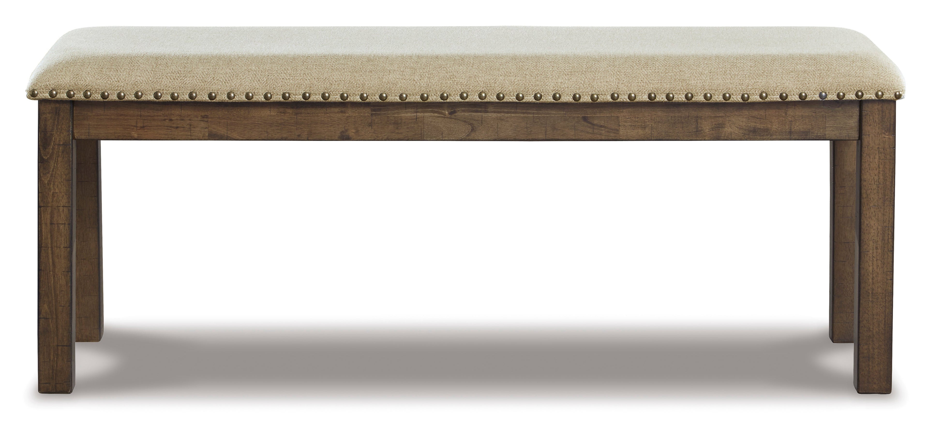 Moriville Beige Dining Table w/6 Chairs and Bench