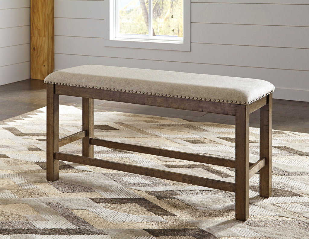 Moriville Grayish Counter Height Dining Table, Brown