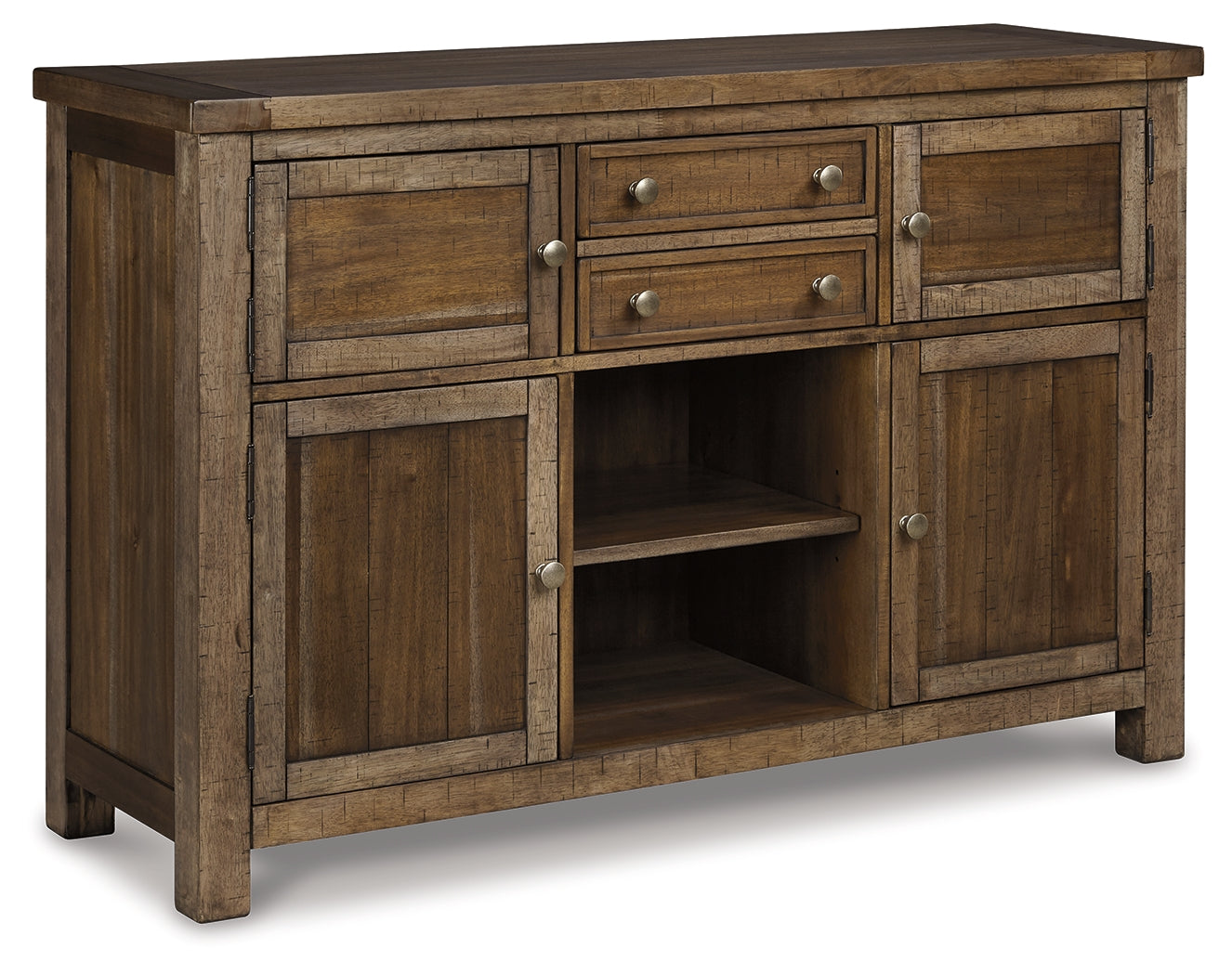 Moriville Grayish Brown Dining Server