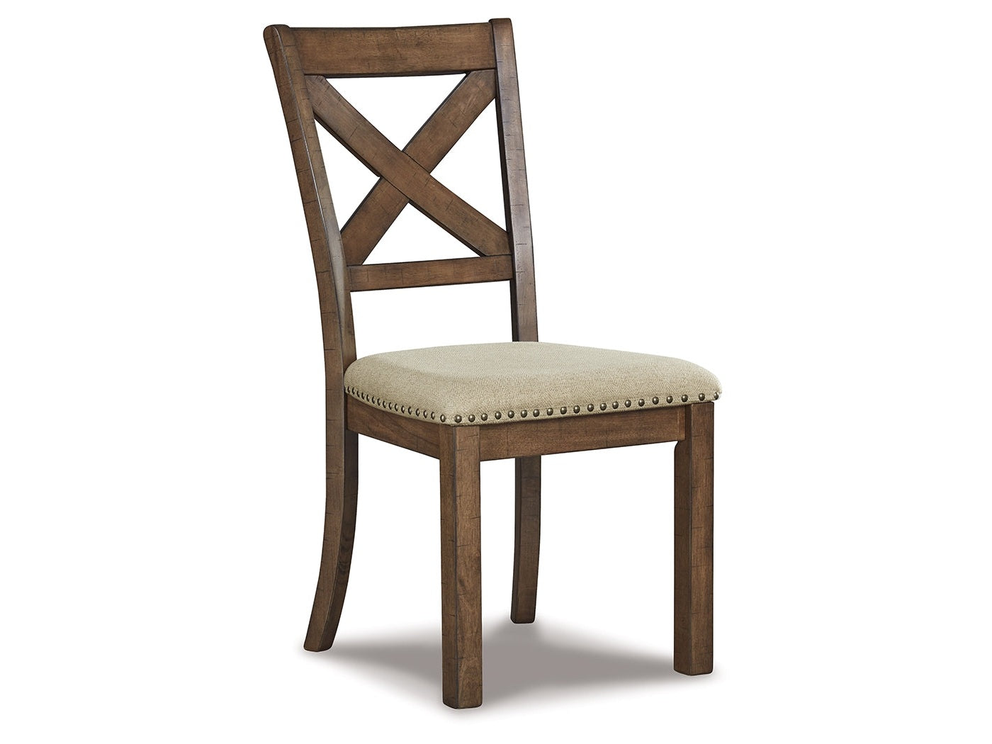 Moriville Grayish Brown Dining Table w/8 Chairs