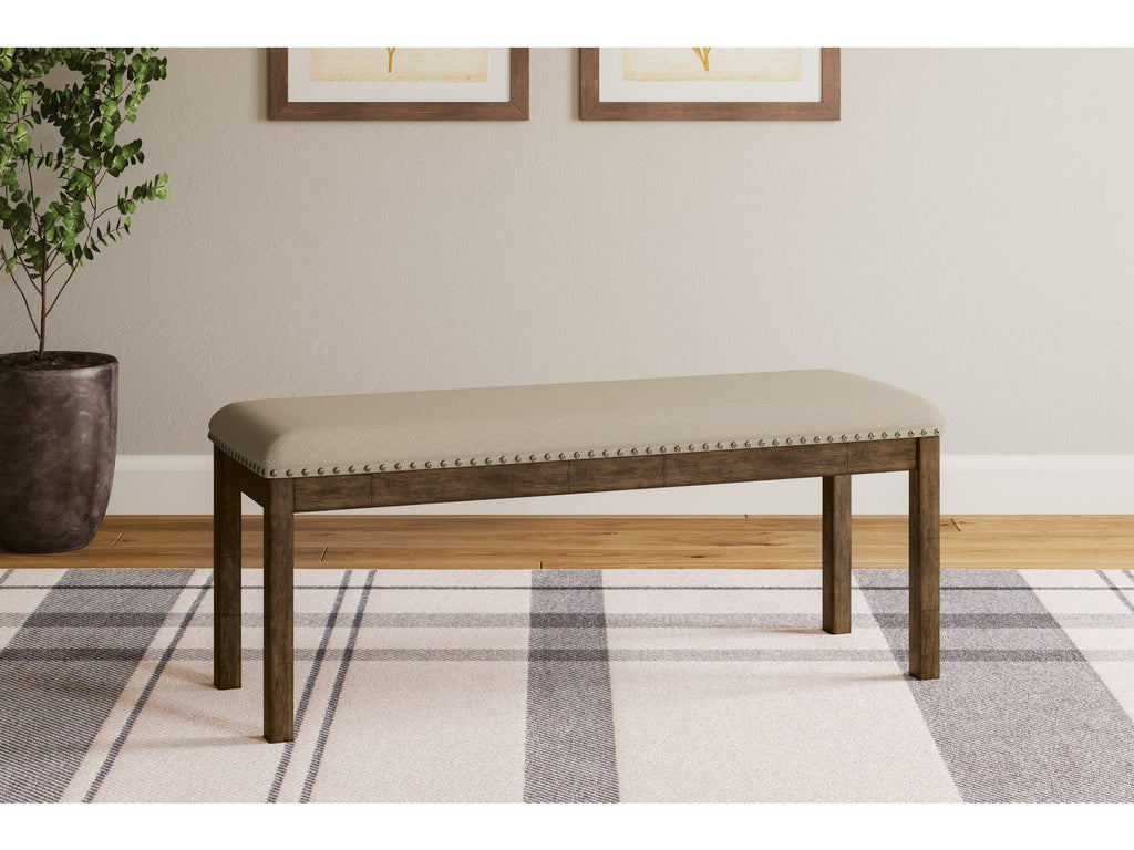 Moriville Beige Dining Bench