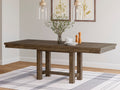 Moriville Grayish Brown Dining Room Table w/ Extension