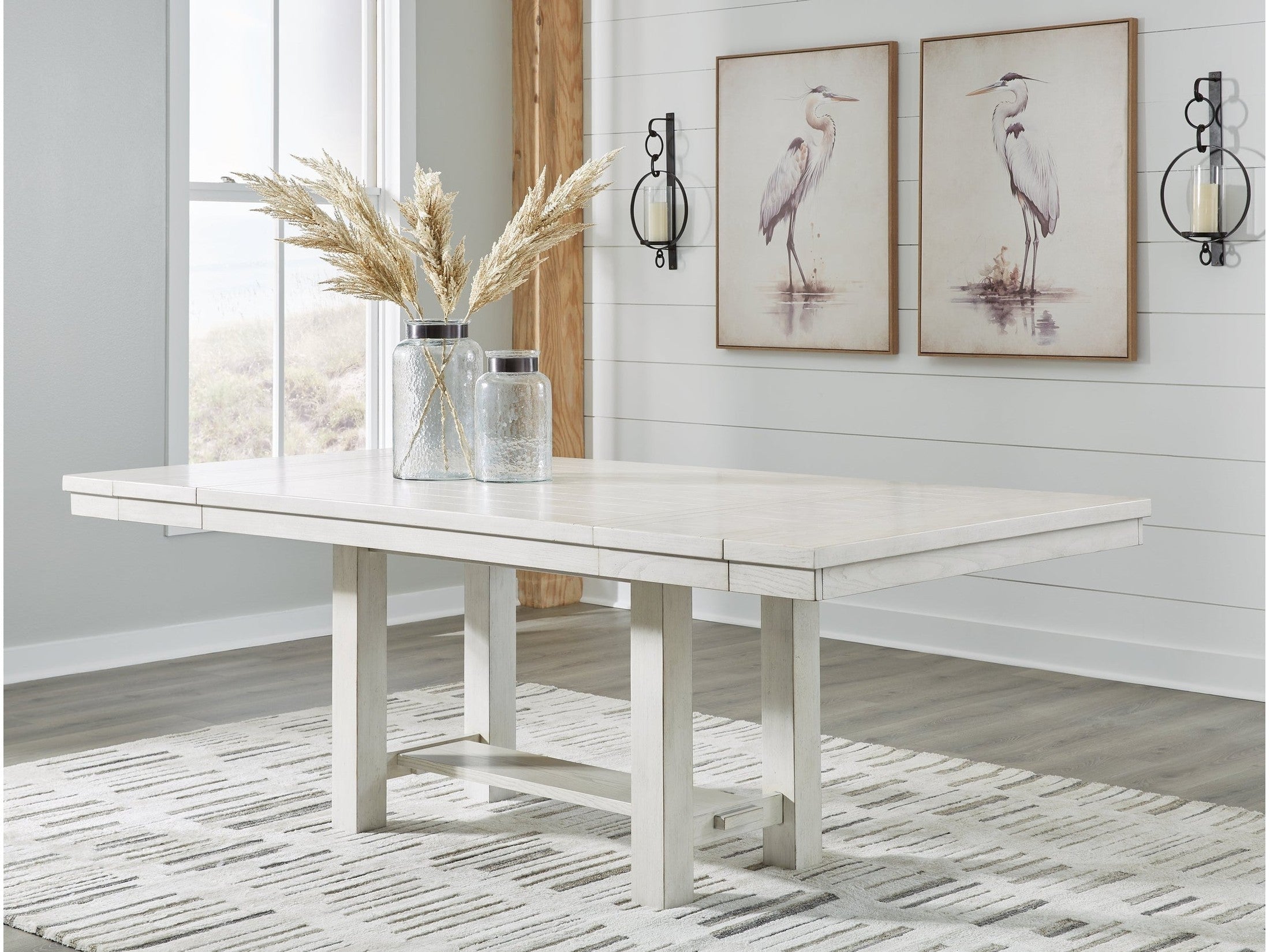 Robbinsdale White Dining Extension Table