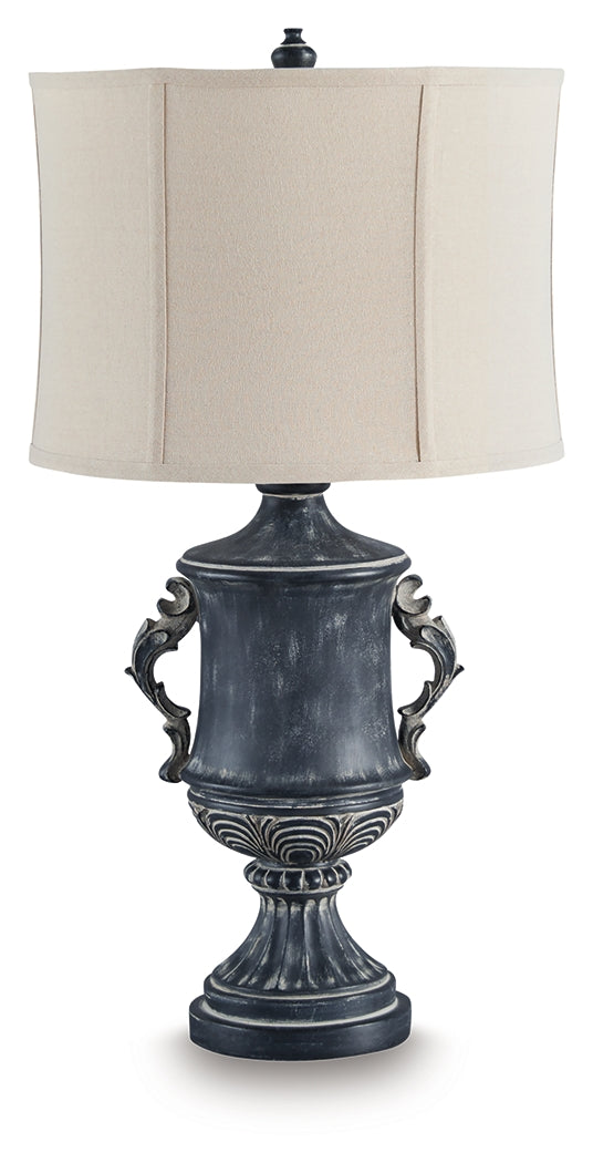 Morvanford Antique Black Table Lamp